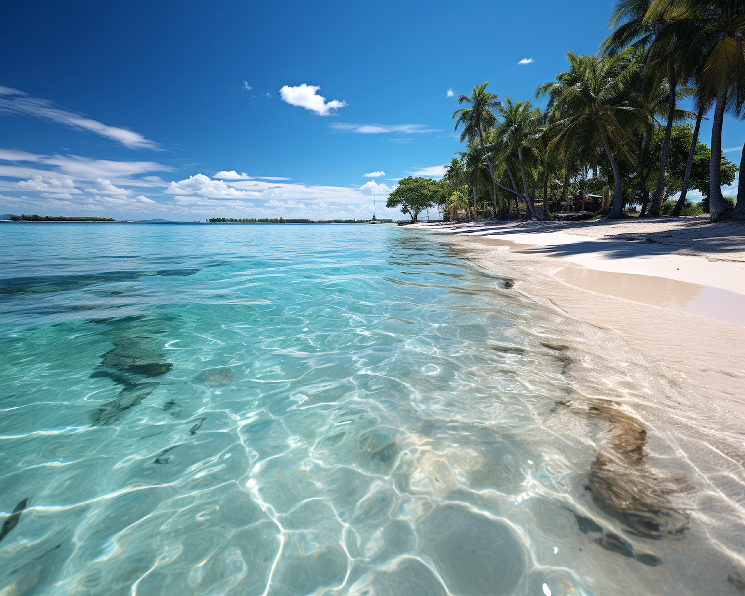 綺麗な海の南太平洋の写真